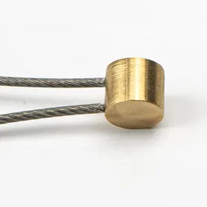 OEM alat menyelam profesional kabel kawat keamanan alat Spiral tali kumparan pegas alat lanyard dengan gantungan kunci logam dan kait baja