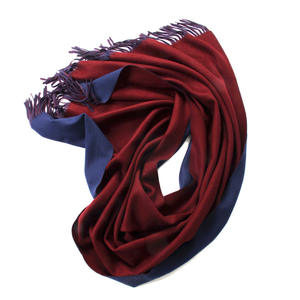 Fábrica de Mongolia Interior al por mayor 100% Cachemira tejido chal de gran tamaño logotipo personalizado grueso Reversible Cachemira bufandas estolas - Product Image 6