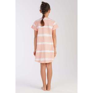 Robe tunique ovale pour filles avec manches courtes et col, taille 9-10/15-16 - Product Image 1