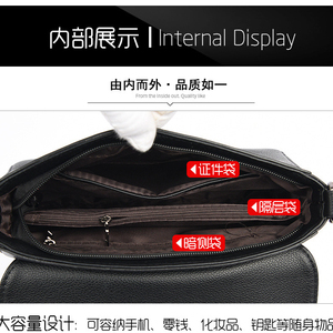 Women's <b>Tote</b> Leather Clutch Bag Small Ladies Handbags Women Messenger Bags - Product Image 6