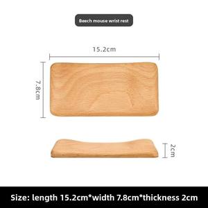Tự nhiên Walnut Gỗ Thủ Công bàn tay rắn còn lại chuột hỗ trợ gỗ sồi chuột cổ tay Ergonomic bàn phím bằng gỗ cổ tay phần còn lại - Product Image 5