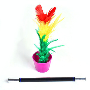 Varita Mágica para Hacer Flores, Truco de Magia con Producción Instantánea de Plumas y Flores, Accesorio de Magia para Niños, Principiantes, Fiestas y Espectáculos - Product Image 5