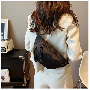 Sac à bandoulière décontracté et sportif, style portefeuille, unisexe, japonais, léger, pliable, avec fermeture éclair - Product Image 2