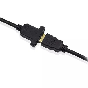 Câble d'extension HDMI SYONG haute vitesse mâle-femelle avec support à vis, compatible 1080P pour lecteur <span class=keywords><strong>Blu</strong></span>-<span class=keywords><strong>ray</strong></span>, téléviseur 3D, noir - Product Image 1