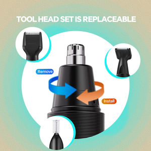 Nouveau tondeuse électrique portable multifonctionnelle pour nez et oreilles, rechargeable par USB, pour usage domestique 4 en 1 - Product Image 6