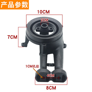 Tête de brûleur en fonte de 10 cm de diamètre avec protection anti-extinction pour cuisinière à gaz et utilisation en camping-car - Product Image 1