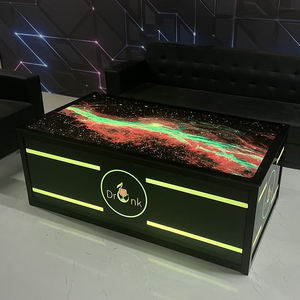 <span class=keywords><strong>Discothèque</strong></span> KTV personnalisée Mobilier commercial moderne Mobilier Disco End Bière Table et Canapé Cabine Métal Acier inoxydable - Product Image 3