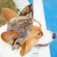 Chapeau Bob de Luxe Militaire pour Chien et Chat, Imprimé Noël, en Polyester Imperméable, Durable, Protection Solaire, Respirant, Toutes Saisons