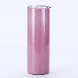 แก้วน้ำทรงตรงเคลือบสีรุ้ง ขนาด 600 มล. (20 ออนซ์)  แบบสุญญากาศเก็บความร้อน-เย็น  ทำจากสแตนเลสสตีล สำหรับเดินทาง - Product Image 5