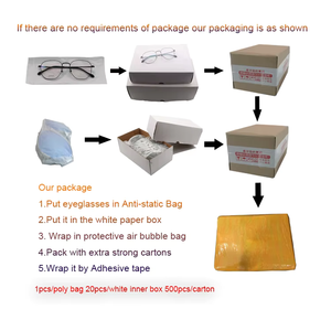 Kính mắt khung tròn siêu nhẹ phong cách Punk, kiểu vuông 52 TR, gọng titan, màu nâu trắng, dành cho nữ, phong cách Hàn Quốc - Product Image 6