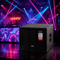 VAMAV Bocinas NOVA TX 12S Active 8Ohm Professional Stage Audio for Wooden 12-Inch Subwoofer for Concert Bar DJ Use