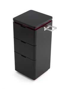 Modern Barber Salon Wooden 4-Wheel Multi-functional Tool Cabinet Single/Double-sided for Hairdressing Cart Head Spa Trolley - Product Image 4