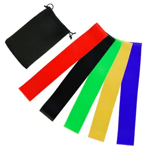 high quality durable Yoga fitness OEM cheap price TPE elasticity band resistance band
