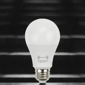 A60/A19 LED Bulb <b>Indoor</b> Lighting 9W 12W Microwave Radar <b>Sensor</b> Aluminum E27/E26 Human Body Sensing <b>Light</b> Bulb - Product Image 2