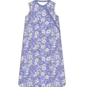 <span class=keywords><strong>Gigoteuse</strong></span> bébé en viscose de bambou à imprimé floral personnalisé, 0,5 <span class=keywords><strong>TOG</strong></span>, fermeture éclair bidirectionnelle, légère, pour l'été - Product Image 2