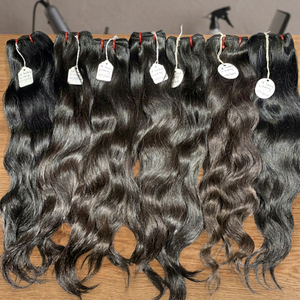 Wholesale Best Selling Virgin Indian Remy Human Hair Extensions Straight/Wavy/Curly Styles Female Use Best Price - Product Image 1