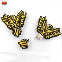 Memoria USB Personalizada Profesional, Unidad Flash USB 2.0 3.0, Diseño 2D 3D de Goma, Memoria USB de Dibujos Animados, 8GB 16GB 32GB