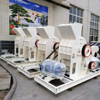 Concasseur à deux étages certifié ISO Hongxing pour calcaire et gypse, capacité de 5 à 150 t/h, facile à utiliser, prix d'usine