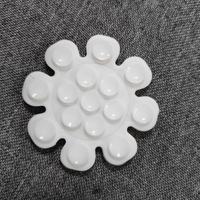 Support mural adhésif en silicone étanche en forme de fleur (lot de 15) pour téléphone portable avec ventouse de maintien
