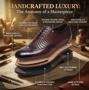 Zapatos Casuales de Cuero para Hombre de Marca de Lujo, Nuevos Oxfords con Cordones y Estampado de Avestruz, Cómodos, Hechos a Mano, para Vacaciones, Primavera, Verano, Otoño - Product Image 3