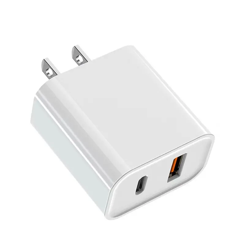 QC 3.0 EU US Plug 18W 20w PD Fast Mobile USB tipo C adattatore da viaggio per caricabatterie da parete per iPhone