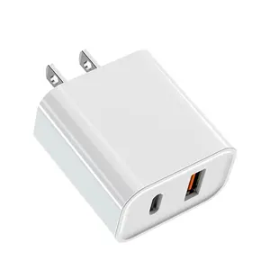 QC 3.0 EU USプラグ18W20wPD高速モバイルUSBタイプCウォールチャージャートラベルアダプターiPhone用