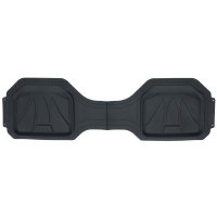 Tapis de voiture universels en PVC noir, 3 pièces, 15 mm d'épaisseur, avec logo personnalisé et motifs de différentes couleurs, vente en gros