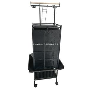 ผ้าคลุมกรงนก ZJ-NLZ003 ขนาด 46x46x155 ซม. สีดำ โพลีเอสเตอร์ กันแดด กันฝน กันน้ำ รูปทรงสี่เหลี่ยมผืนผ้า โครงเหล็ก - Product Image 2