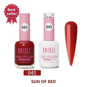 Unigel #037-#054 Private Label 2in1 Couleurs magnifiques 98% Vernis à ongles et vernis à ongles UV hautement assortis - Product Image 4