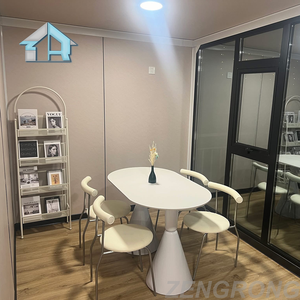 Maison conteneur moderne extensible à double aile de 20 pieds, 2 chambres, fenêtres et portes entièrement en aluminium |   Tiny préfabriqué à installation rapide - Product Image 3