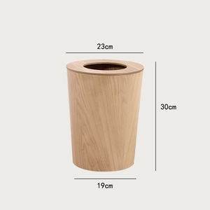 Papelera de madera nórdica personalizada para el hogar, sala de estar, oficina, habitación de Hotel, almacenamiento de residuos, cubo de <span class=keywords><strong>basura</strong></span>, papelera para Hotel - Product Image 2