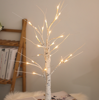 LED-Baumlicht, Weihnachts-Birkenbaumlicht, Simulationsbaum, buntes Feenlicht, dekorative Tischlampe für Zuhause