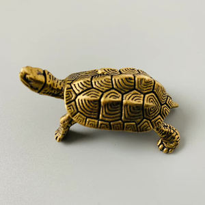 Promotion de poids de papier de tortues antiques en laiton - Product Image 2