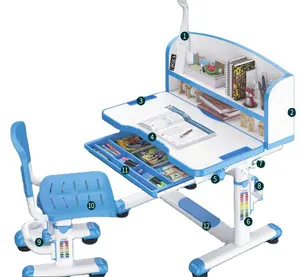 Chaise de bureau ergonomique multifonctionnelle pour l'école maternelle et primaire