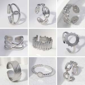 Anillos de Acero Inoxidable con Diseño de Cadena Chapada en Oro de 18K, Estilo Punk, de Buena Calidad, para Hombre - Product Image 4