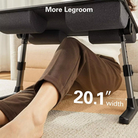 Vente en gros Great Roc Mini table pour ordinateur portable pliable Support de bureau pour ordinateur portable avec ventilateur de refroidissement Lit Plateau pour ordinateur portable Bureau d'étude