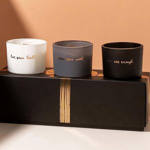 New Style Luxury Gift Wholesale 100% Natural Soy Scented Candle <b>Set</b> with Premium <b>Essential</b> <b>Oils</b> Relax Gift <b>Sets</b> for Women - Product Image 6