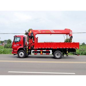 Grue montée sur camion Chenglong M3 équipée d'une grue à flèche droite Sany 12T Pro, intégrée à la fonction de benne basculante pour une utilisation multi-scènes - Product Image 6