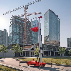 4-10 मीटर टेलीस्कोपिक एक आदमी लिफ्ट नए एल्यूमीनियम मिश्र धातु हवाई लिफ्टिंग प्लेटफॉर्म ऊर्ध्वाधर मंच ऊर्ध्वाधर मंच ऊर्ध्वाधर मंच ऊर्ध्वाधर मंच ऊर्ध्वाधर मंच पर. 4 मीटर की ऊंचाई - Product Image 3