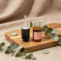 Botol Serum Kaca Mini Transparan 20ml 30ml Ukuran Perjalanan Botol Minyak Esens Kaca Kecil Botol Serum Kaca dengan Pipet