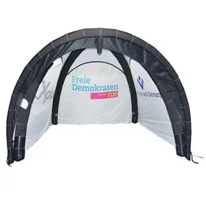 Grand 6m Noir Demi Araignée Piscine Bulle Air Camping <span class=keywords><strong>Igloo</strong></span> Chapiteau Dôme Tente pour Événements en Plein Air Fêtes Led <span class=keywords><strong>Bar</strong></span> Salons - Product Image 3