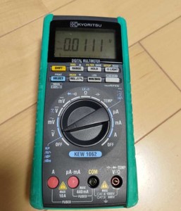 Multimètre numérique Kyoritsu KEW1062, 50000 comptes, True RMS, précision 0,02 %, enregistrement de données USB, IV 600V, pour usage industriel - Product Image 6