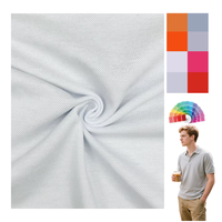 Tissu piqué personnalisable Delantex pour sublimation, respirant, séchage rapide, tricoté, aspect daim, poids moyen, 65% polyester