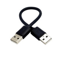 Pabrik grosir 20cm 30cm kabel USB a ke USB a, Transfer Data & kabel daya untuk Hard Drive, Printer, Laptop, TV pintar, Hub USB