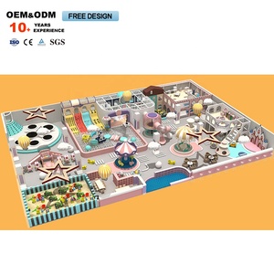 Equipo de Juegos Interactivo Temático de Ciudad Rosa para Interiores, para Niños, para el Hogar y la Escuela, Material de Espuma, Venta al Por Mayor - Product Image 4