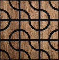 Panneaux acoustiques fluorescents 3D en MDF vert, imperméables, ignifuges et insonorisants, panneaux muraux rainurés pour villas modernes, chambres et salles de sport