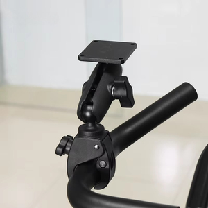 Base carrée en aluminium de 1 pouce avec boule en caoutchouc pour <span class=keywords><strong>support</strong></span> de tablette Garmin Zumo/<span class=keywords><strong>TomTom</strong></span> - Product Image 4