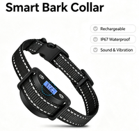 Handgehaltenes Ultraschall-Hundeabwehrgerät 30FT Reichweite IP65 Wasserdicht Wiederaufladbar Vibrations-Antibell-Gerät für Hundetraining