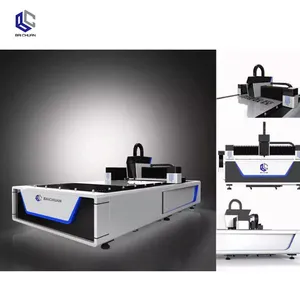 1000w 2000w 1000mm * 2000mm cnc macchina di taglio laser in fibra 4x8