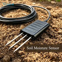 Sonde de capteur d'humidité du sol TR-TS IP68 RS485 4-20mA 0-2V pour la surveillance de l'irrigation en agriculture de précision et en serre